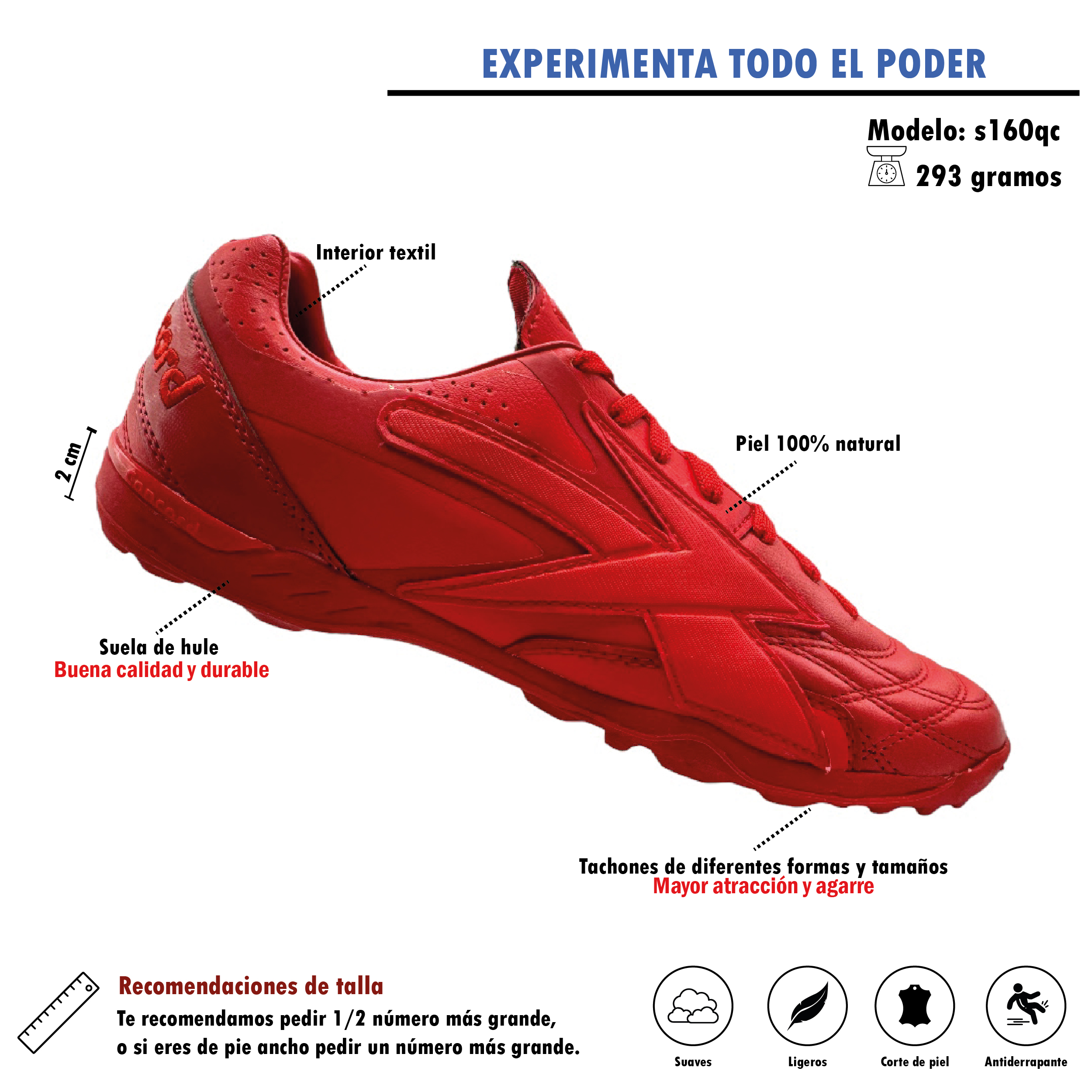 Foto 4 | Tenis Concord Rojos para Hombre