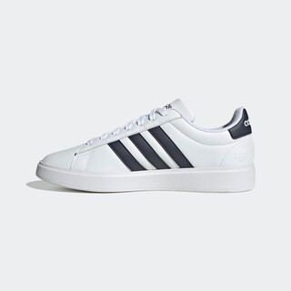 Foto 3 | Tenis Adidas Grand Court Cloudfoam Comfort Blancos para Hombre