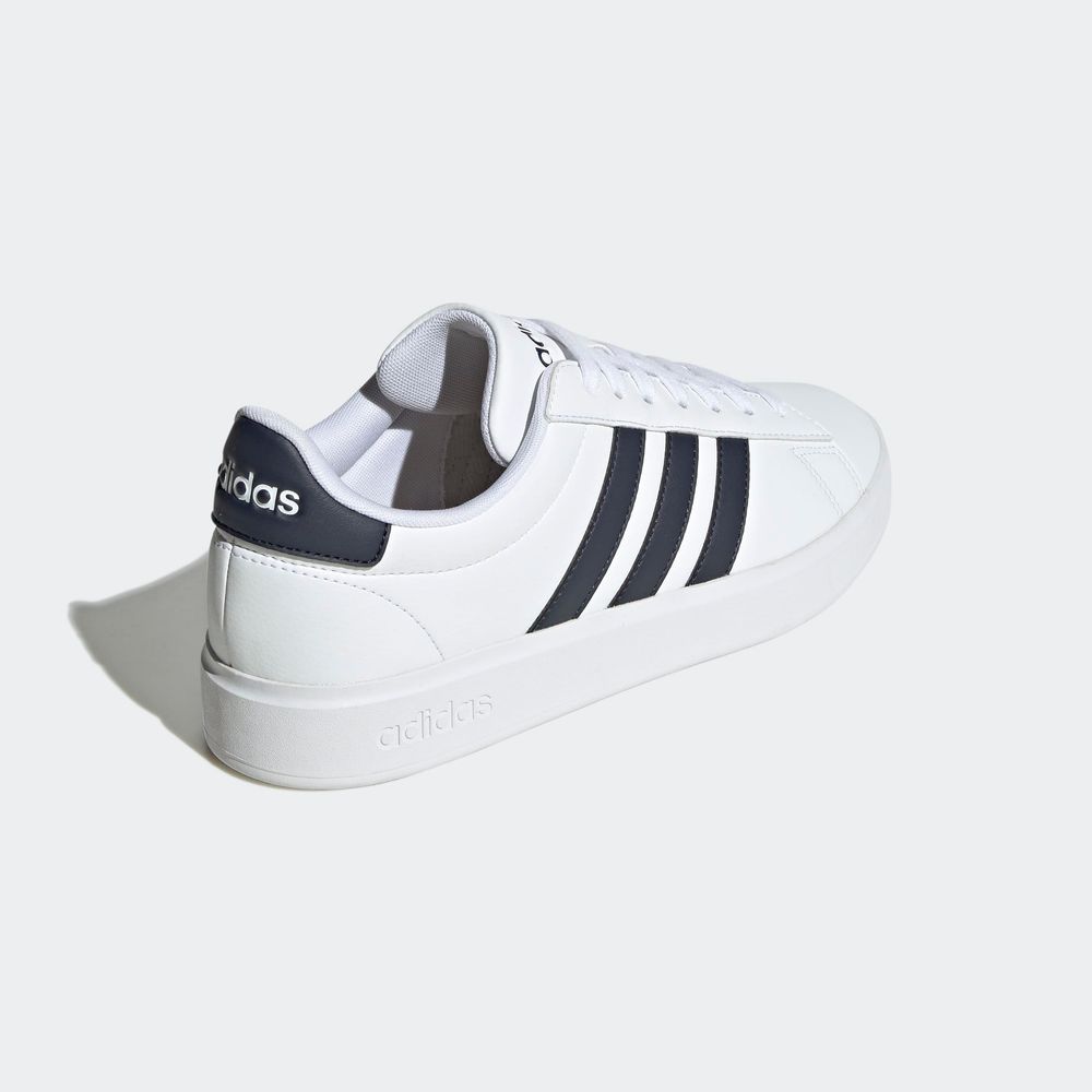 Foto 8 pulgar | Tenis Adidas Grand Court Cloudfoam Comfort Blancos para Hombre