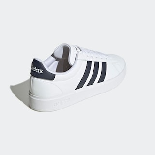 Foto 7 | Tenis Adidas Grand Court Cloudfoam Comfort Blancos para Hombre