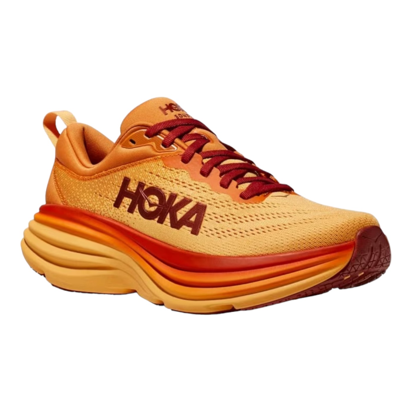 Tenis Hoka Bondi 8 Naranja 1123202ahsh para Hombre