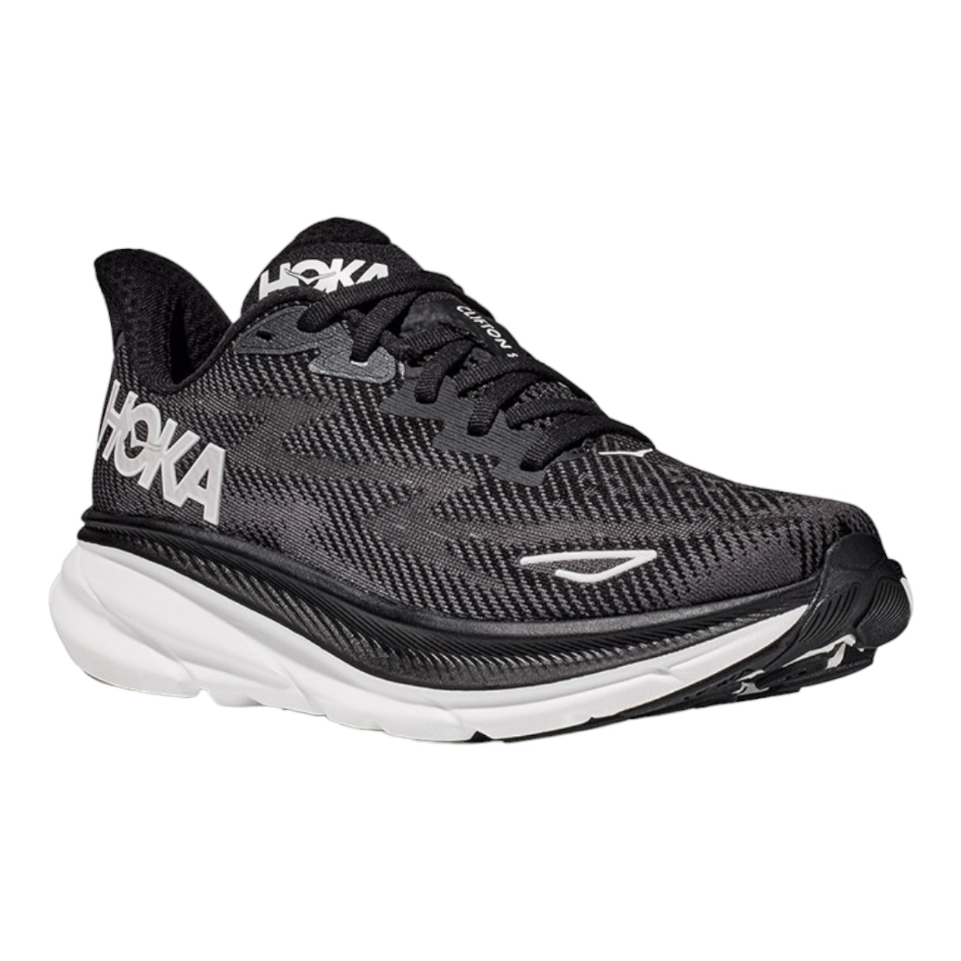 Foto 2 pulgar | Tenis Hoka Clifton 9 Negros para Hombre