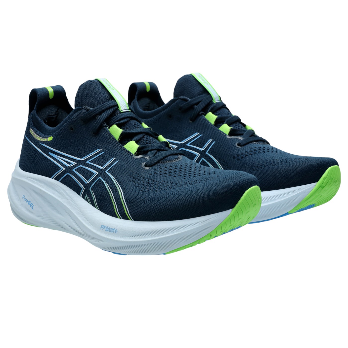 Foto 2 pulgar | Tenis Asics Gel-Nimbus 26 Azules 1011b794400 para Hombre