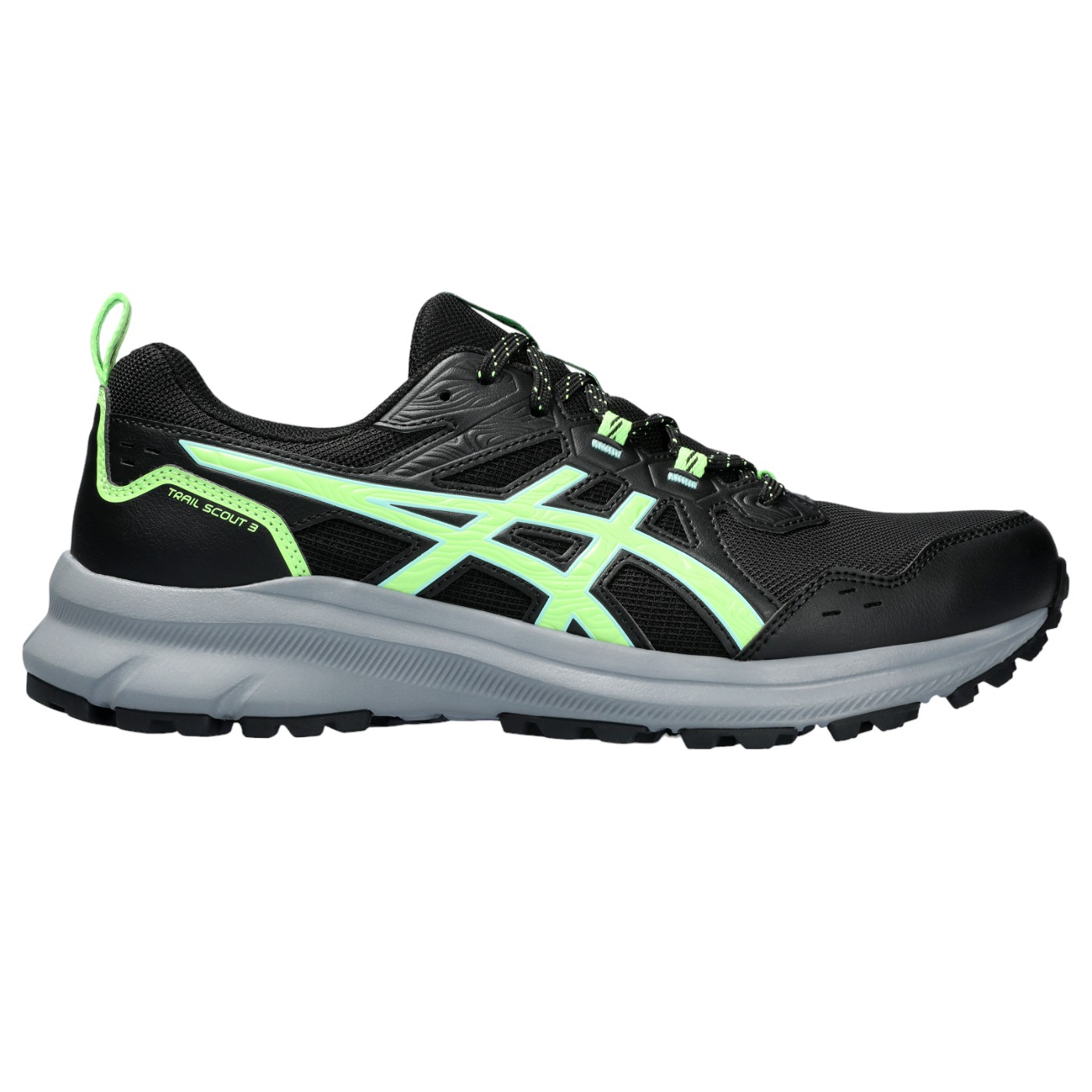 Foto 3 pulgar | Tenis Asics Trail Scout 3 Negros para Hombre