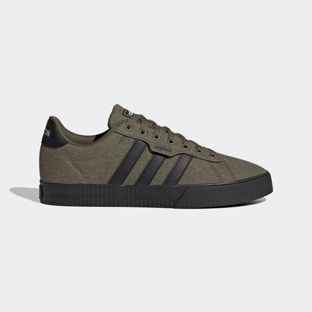 Foto 3 pulgar | Tenis Adidas Daily 3.0 Verdes para Hombre