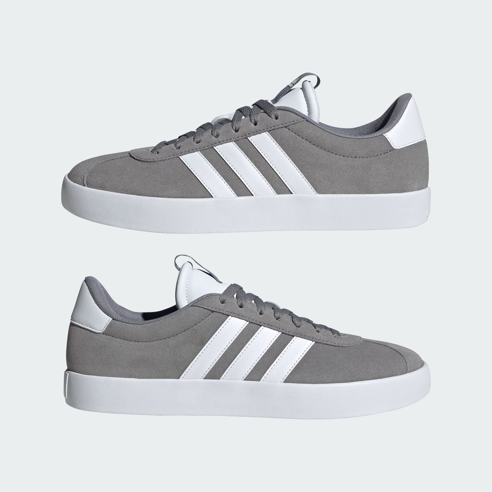 Foto 9 pulgar | Tenis Adidas VL Court 3.0 Grises para Hombre