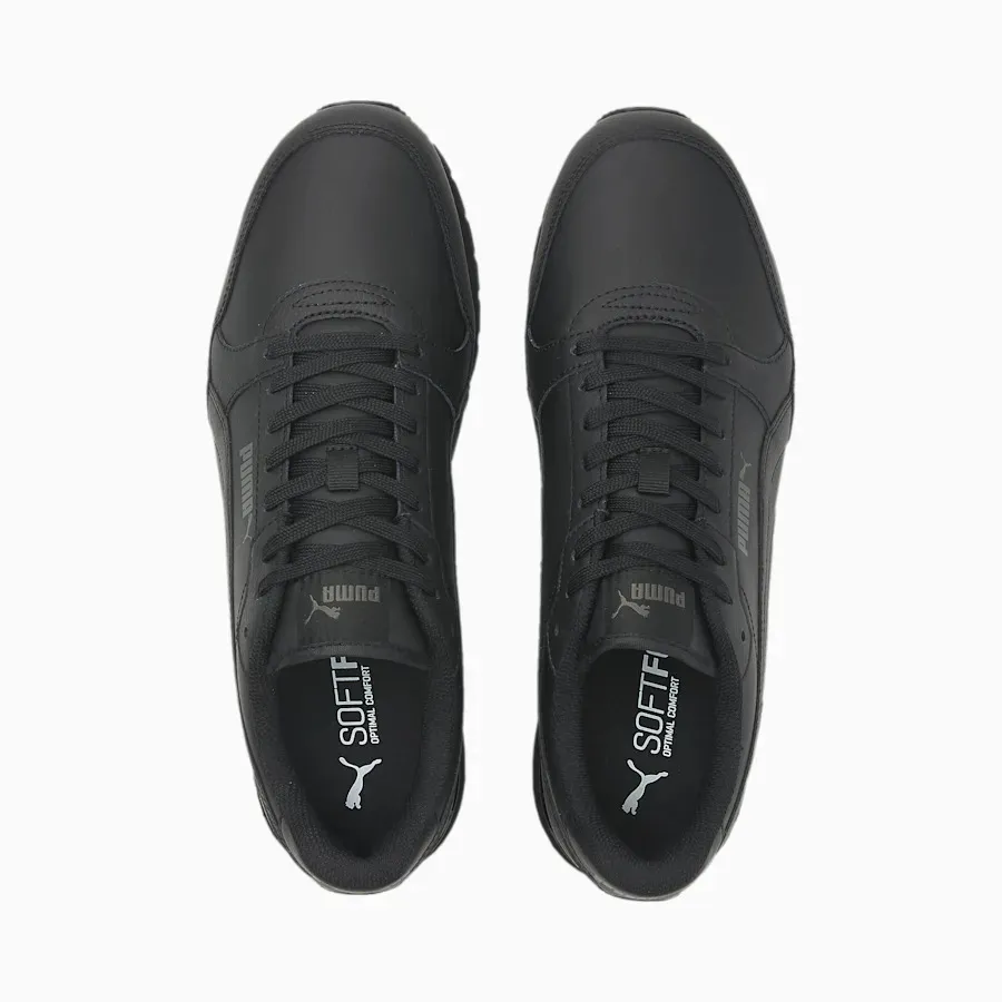 Foto 3 | Tenis Puma St Runner V3 Piel Deportivos Negros para Hombre