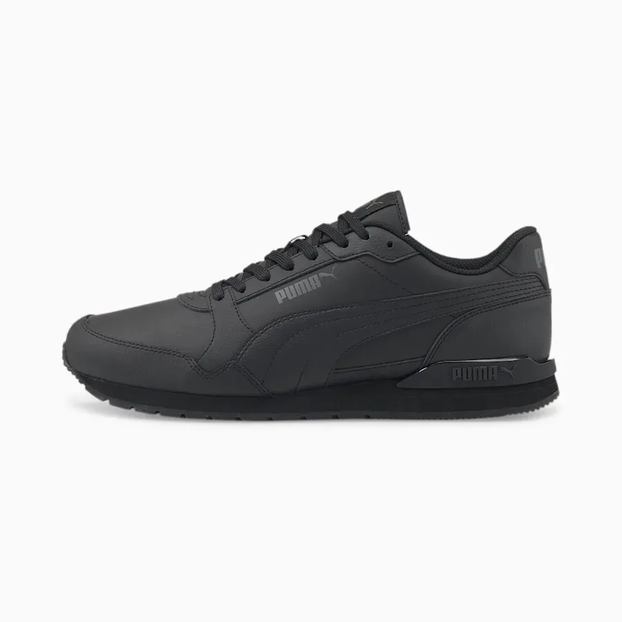 Foto 4 | Tenis Puma St Runner V3 Piel Deportivos Negros para Hombre