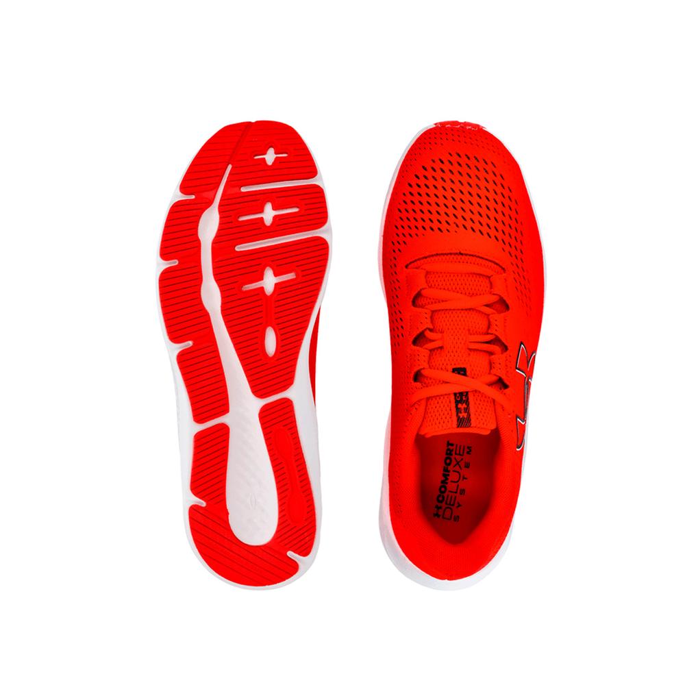 Foto 4 pulgar | Tenis Under Armour Correr Charged Pursuit 3 Rojos para Hombre