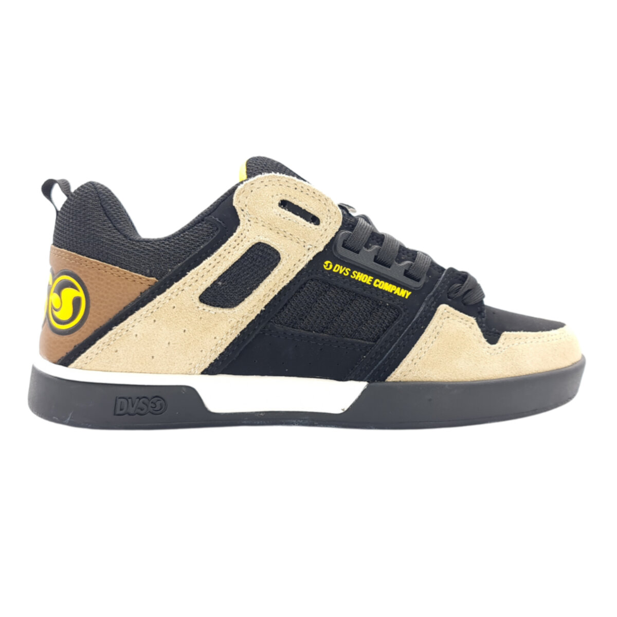 Foto 3 pulgar | Tenis DVS Comanche 2.0+ 012 BLK TAN YEL SDE para Hombre