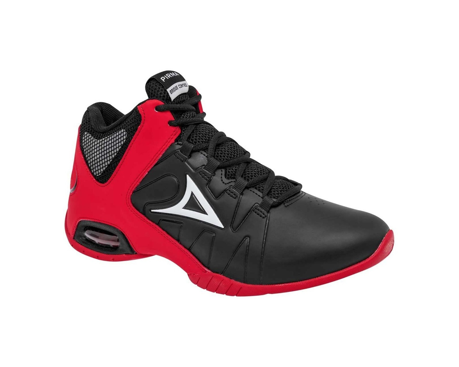 Foto 2 pulgar | Tenis Pirma BSKT Wilkins Negro con Rojo para Hombre