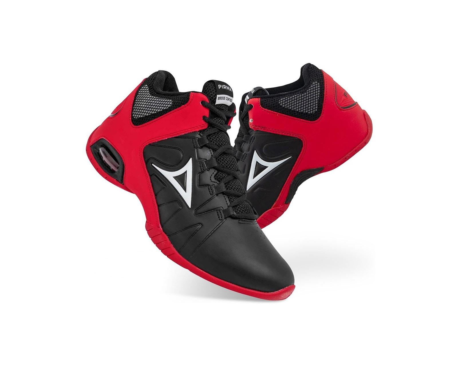 Foto 4 pulgar | Tenis Pirma BSKT Wilkins Negro con Rojo para Hombre