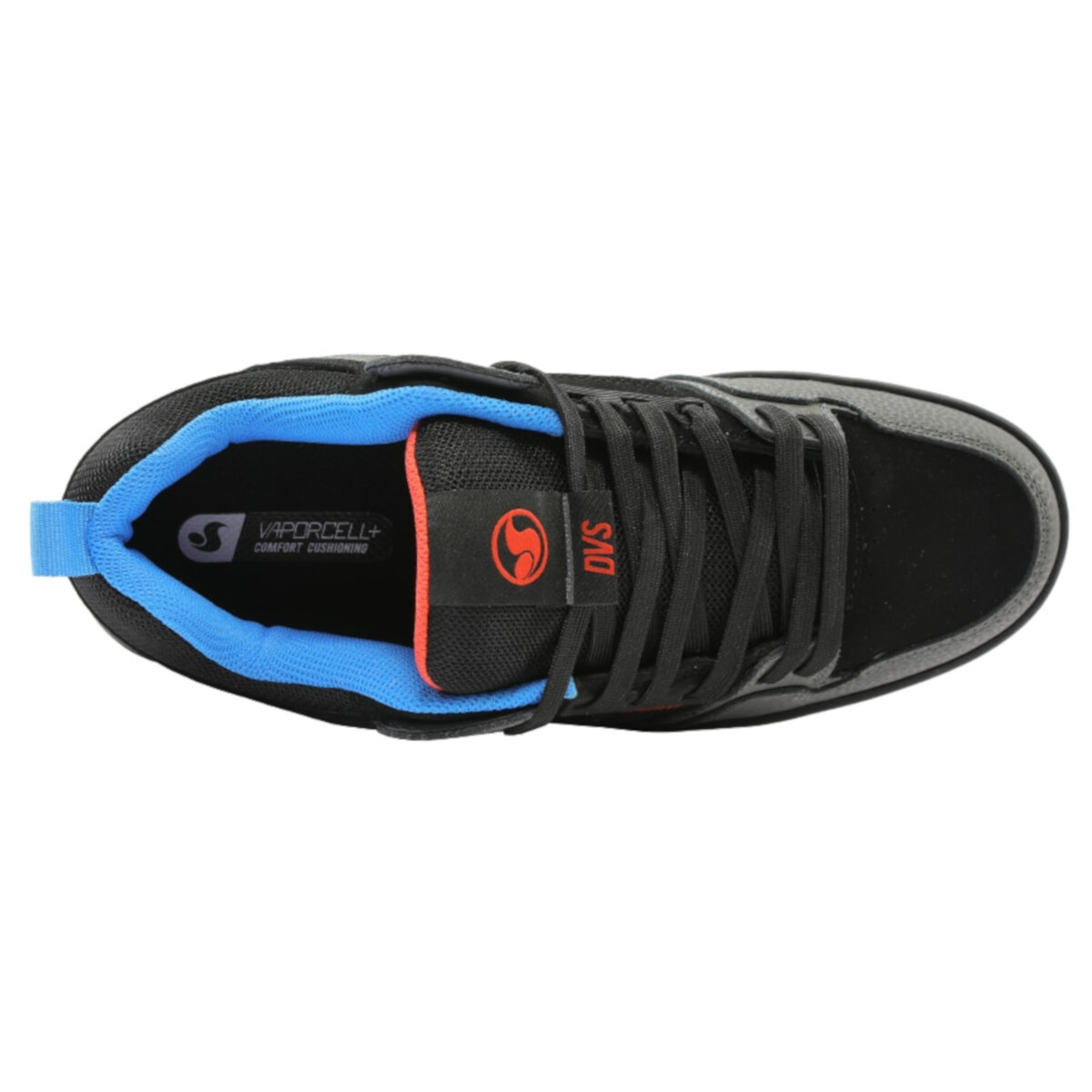 Foto 6 pulgar | Tenis Dvs Comanche 2.0+ 021 Charcoal Black Fiery Red Blue Nubuck Para Skateboarding