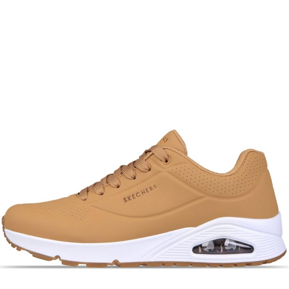 Foto 2 pulgar | Tenis Skechers Uno Marrón Claro para Hombre
