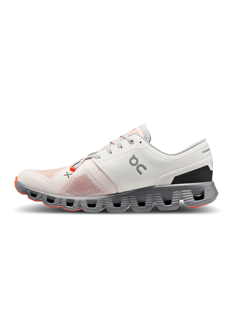 Tenis Deportivos para Correr On Cloud X 3 Ivory I Alloy para Hombre - Venta Internacional