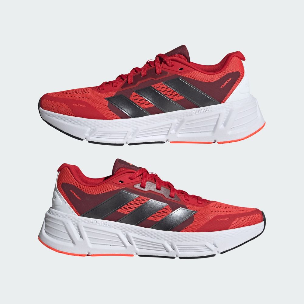 Foto 8 | Tenis Adidas Questar Rojos Unisex