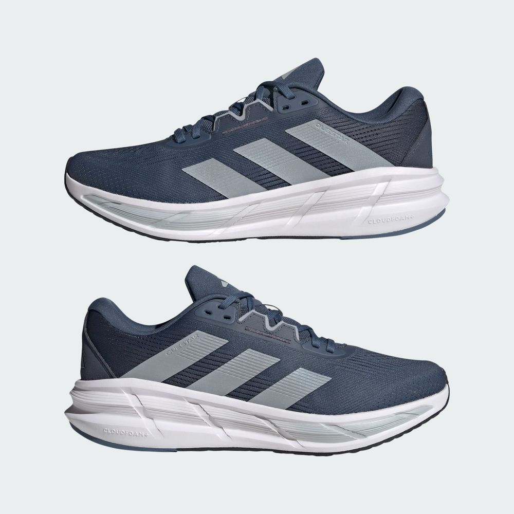 Foto 9 pulgar | Tenis de Entrenamiento Questar 3 Adidas Azul para Hombre
