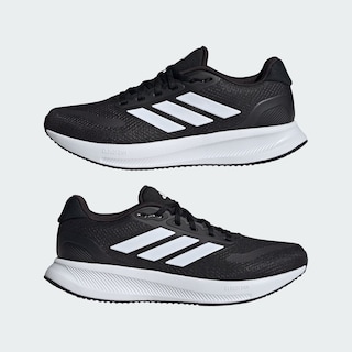 Foto 8 | Tenis de Entrenamiento Runfalcon 5 Adidas Negro para Hombre