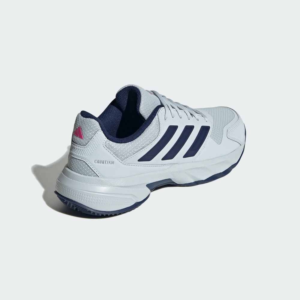 Foto 8 pulgar | Tenis Adidas Courtjam Control 3 Azules para Hombre