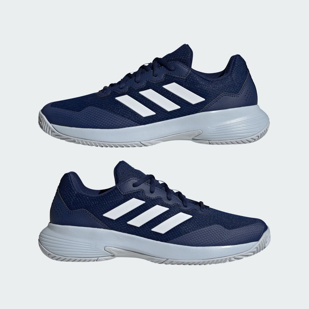 Foto 9 pulgar | Tenis Adidas Gamecourt 2.0 Azul para Hombre