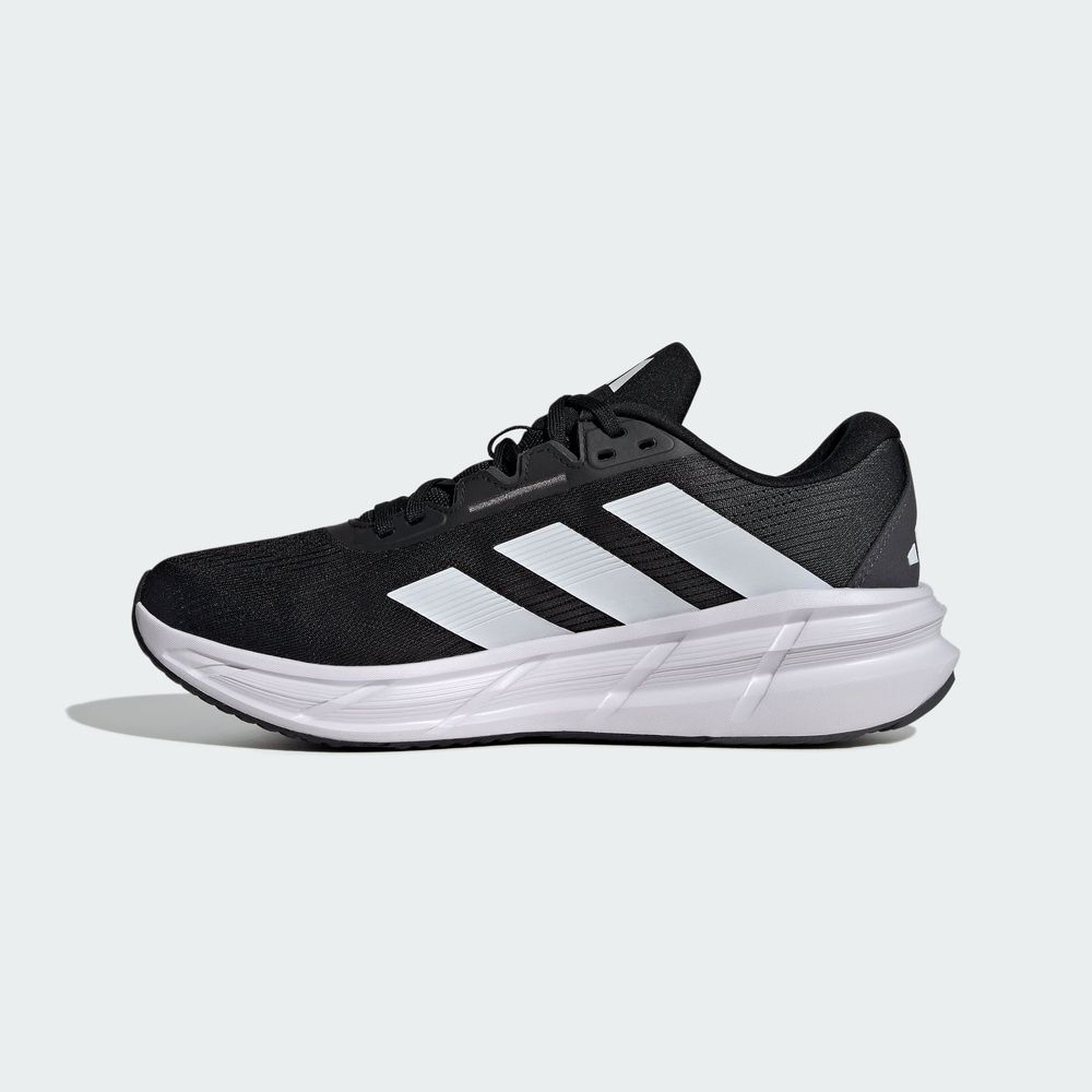 Foto 4 pulgar | Tenis de Running Questar 3 Adidas Negro para Hombre