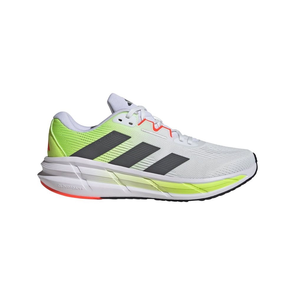 Foto 2 pulgar | Tenis de Running Questar 3 Adidas Blancos para Hombre