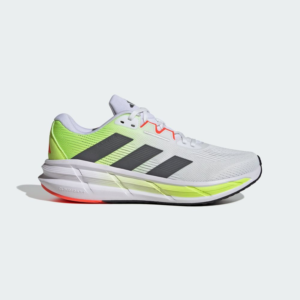 Foto 3 pulgar | Tenis de Running Questar 3 Adidas Blancos para Hombre