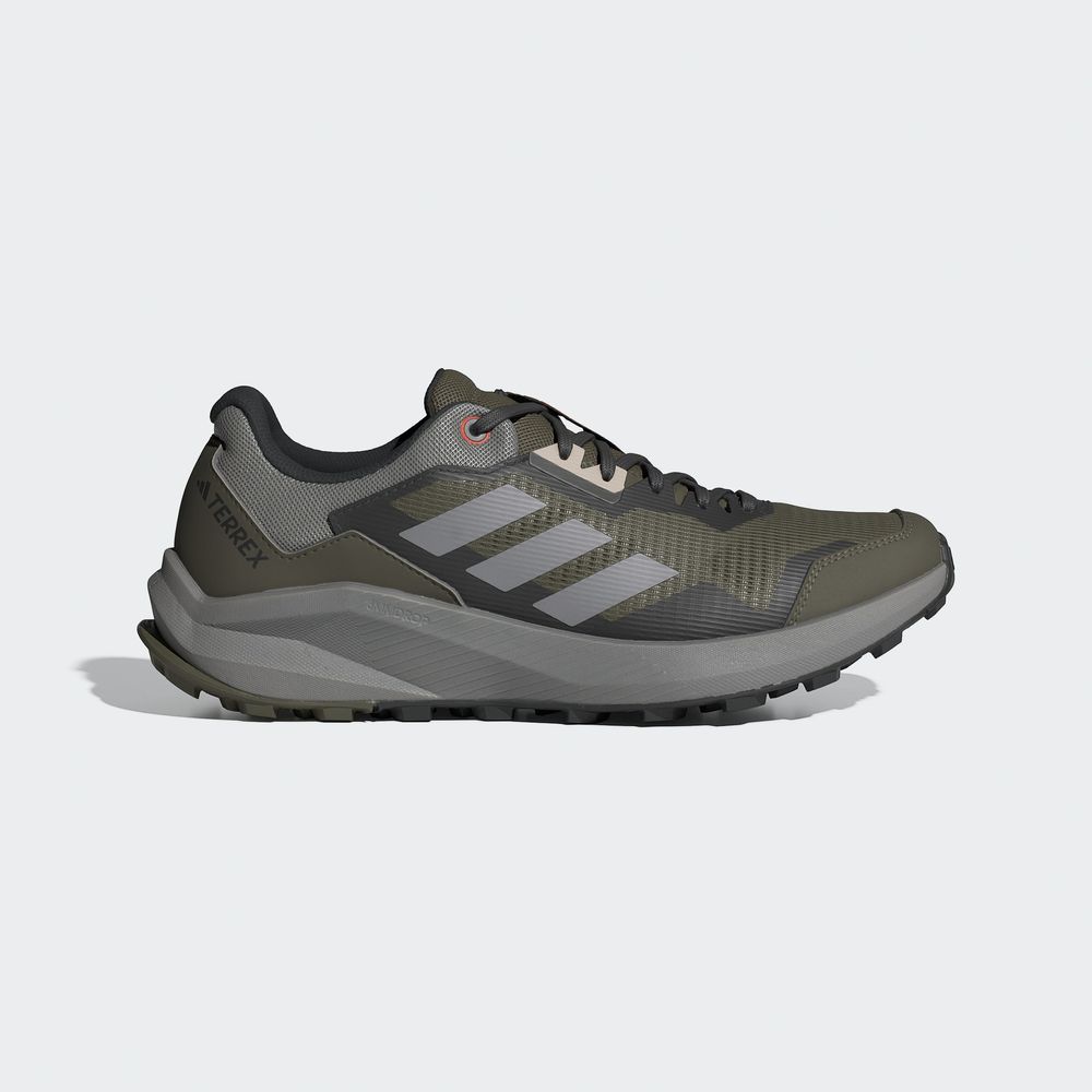 Foto 3 pulgar | Tenis de Trail Running Terrex Trail Rider Adidas Verde para Hombre