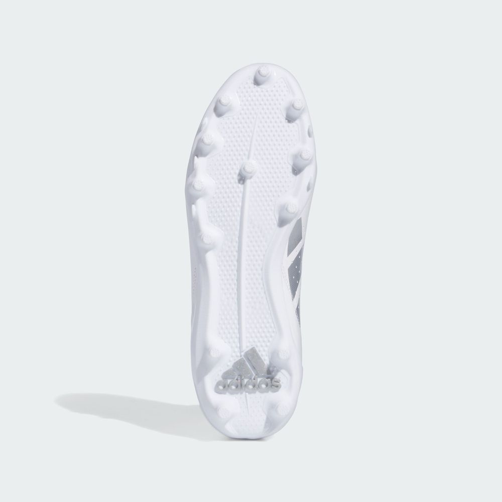 Foto 5 | Calzado De Fútbol Americano Adizero Impact.2 Adidas Blanco Unisex