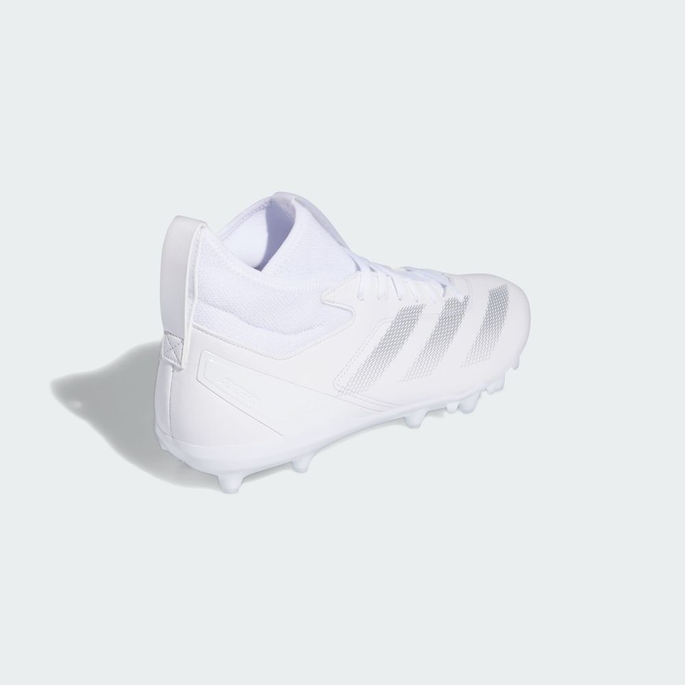 Foto 7 | Calzado De Fútbol Americano Adizero Impact.2 Adidas Blanco Unisex