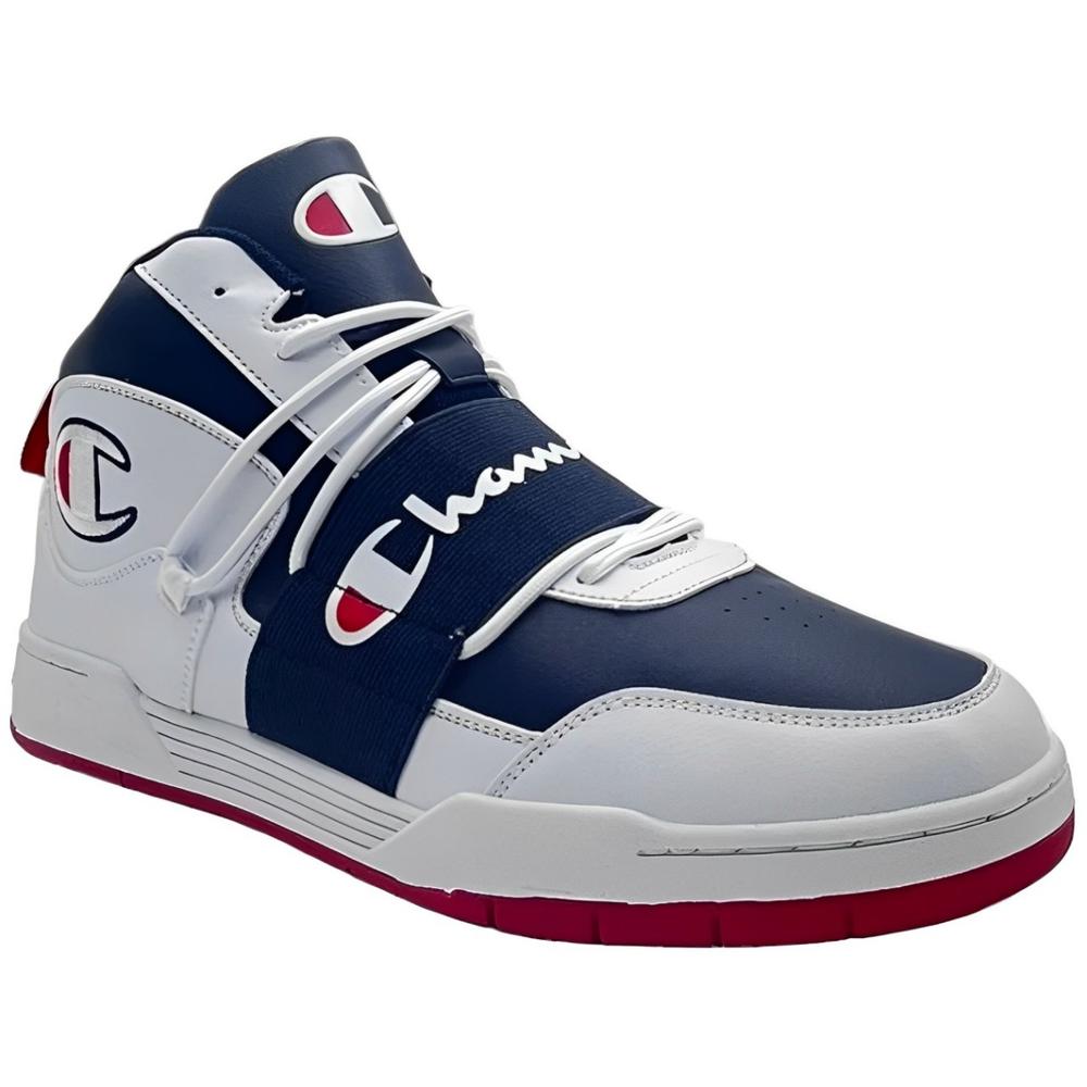 Foto 2 pulgar | Tenis Champion Court Band Mid Blanco para Hombre