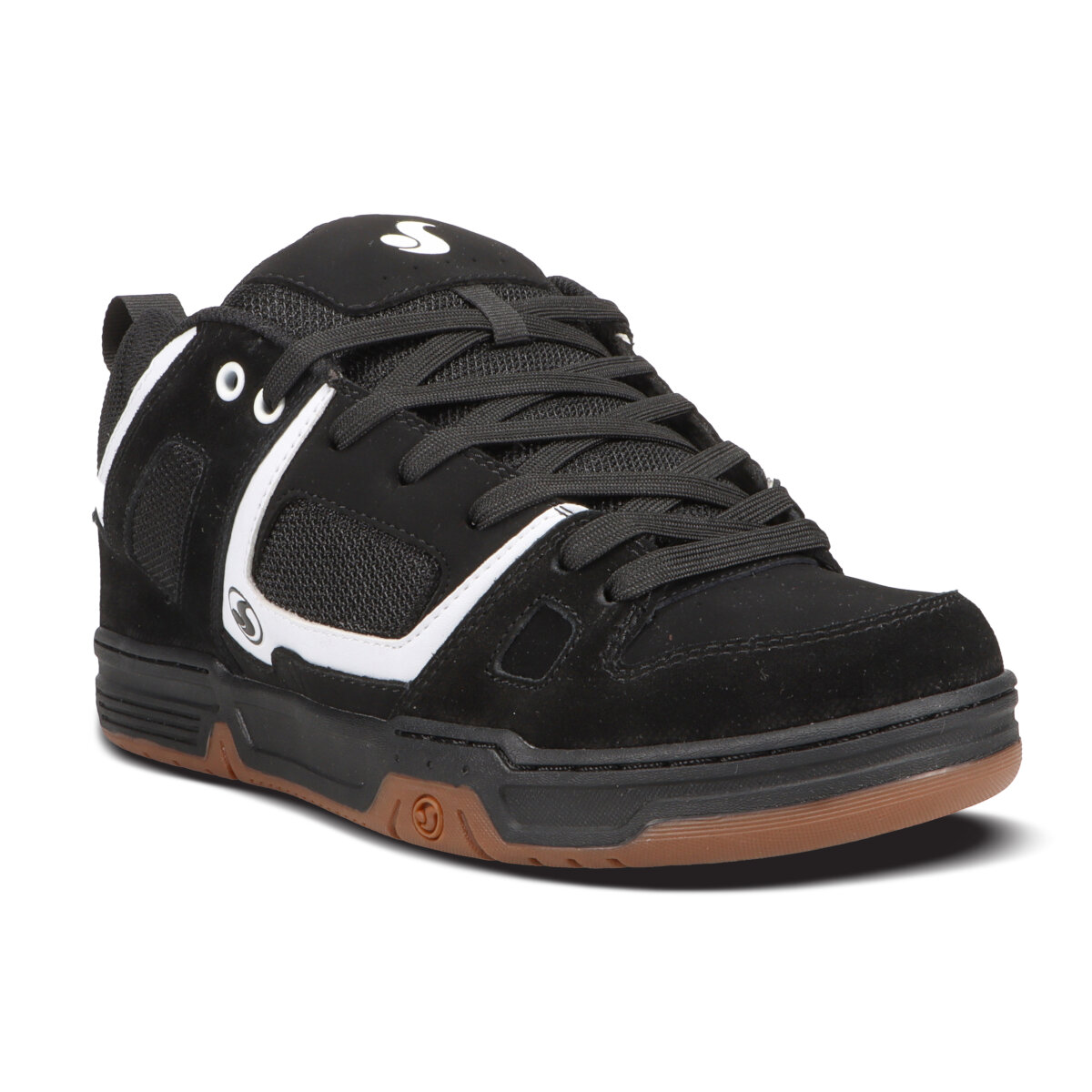 Foto 2 pulgar | Tenis Dvs Gambol 011 Black White Gum Suede Para Skateboarding