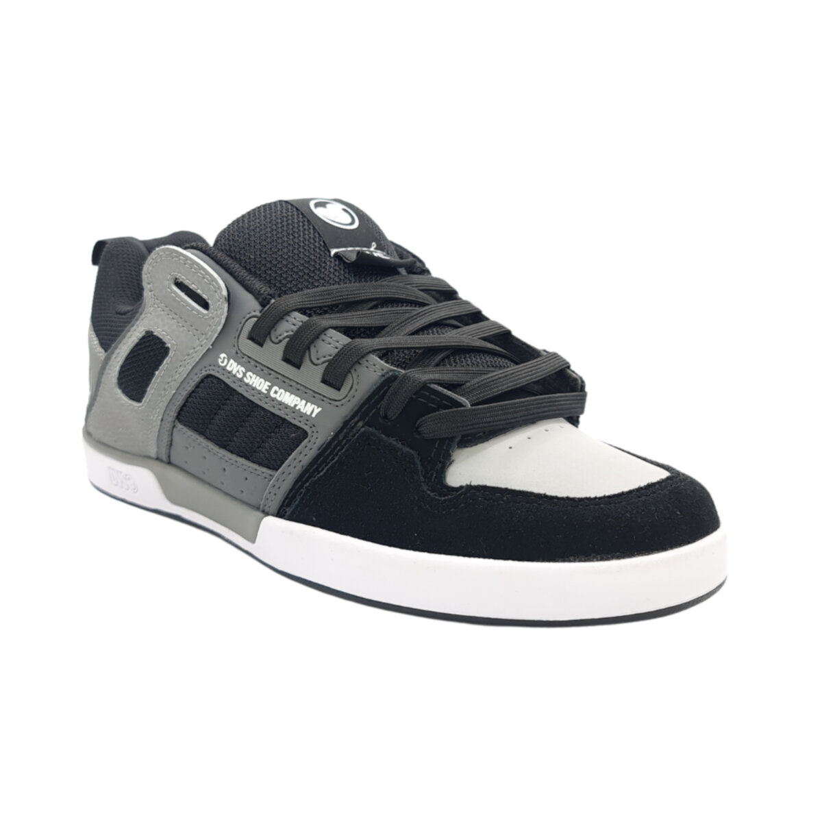 Foto 2 pulgar | Tenis DVS Comanche 2.0+ 013 Charcoal Gray Black Nubuck de Skateboarding para Hombre