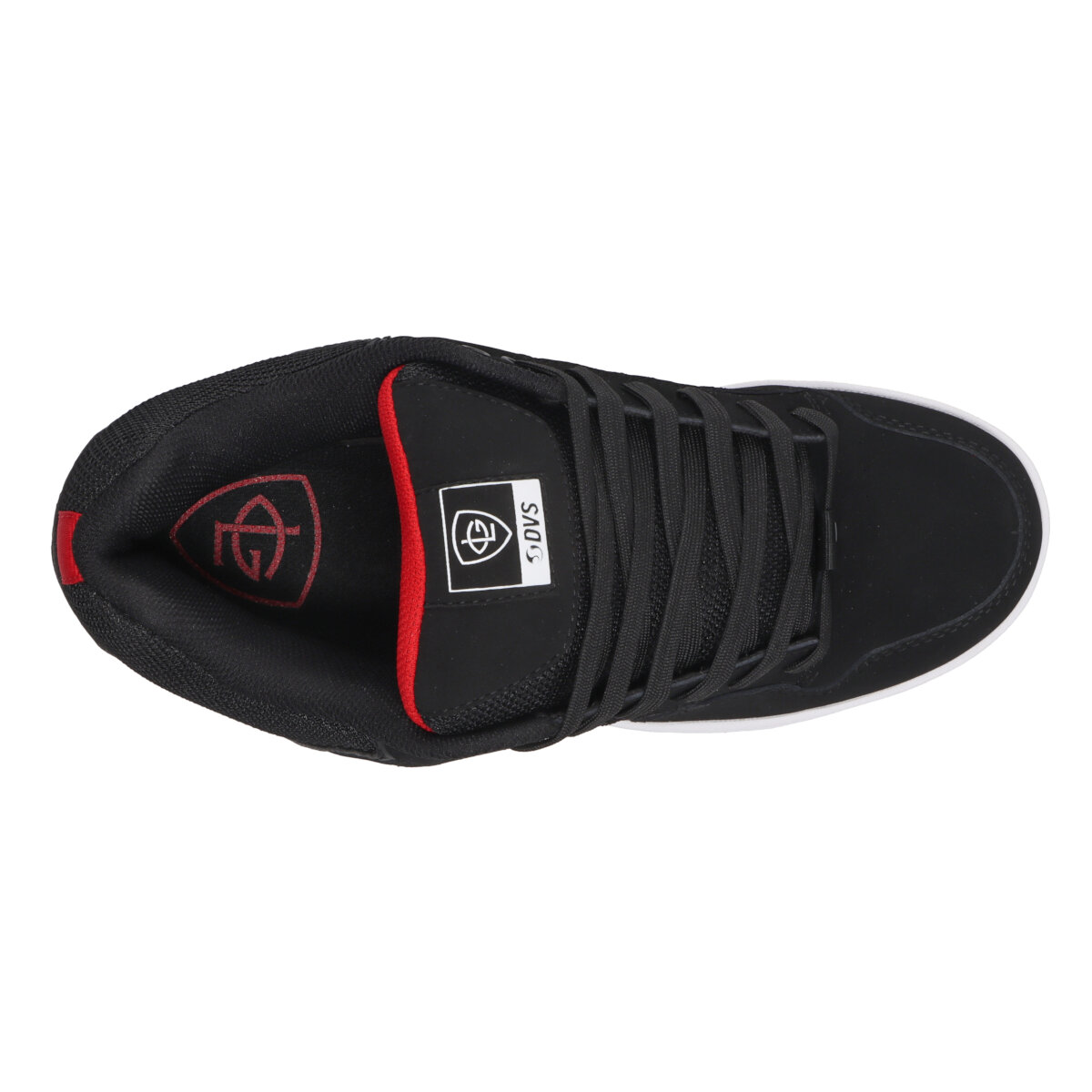 Foto 5 pulgar | Tenis DVS Enduro 125 041 Black White Red Nubuck de Skateboarding para Hombre