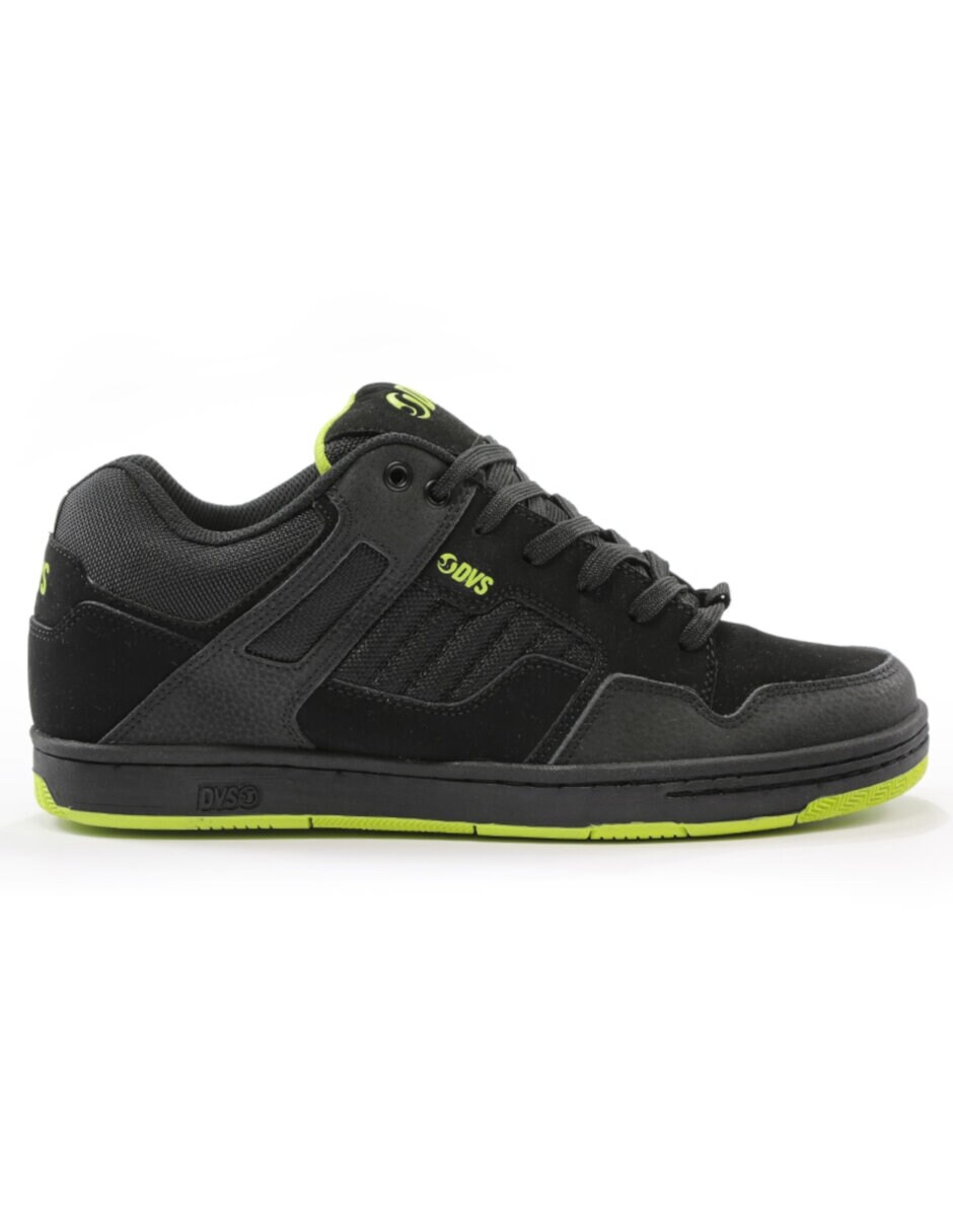 Tenis DVS Enduro 125 032 Black Lime Nubuck para Hombre $3,000