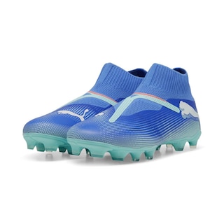 Foto 3 | Tenis para Fútbol Puma Future 7 Match+ Azul para Hombre