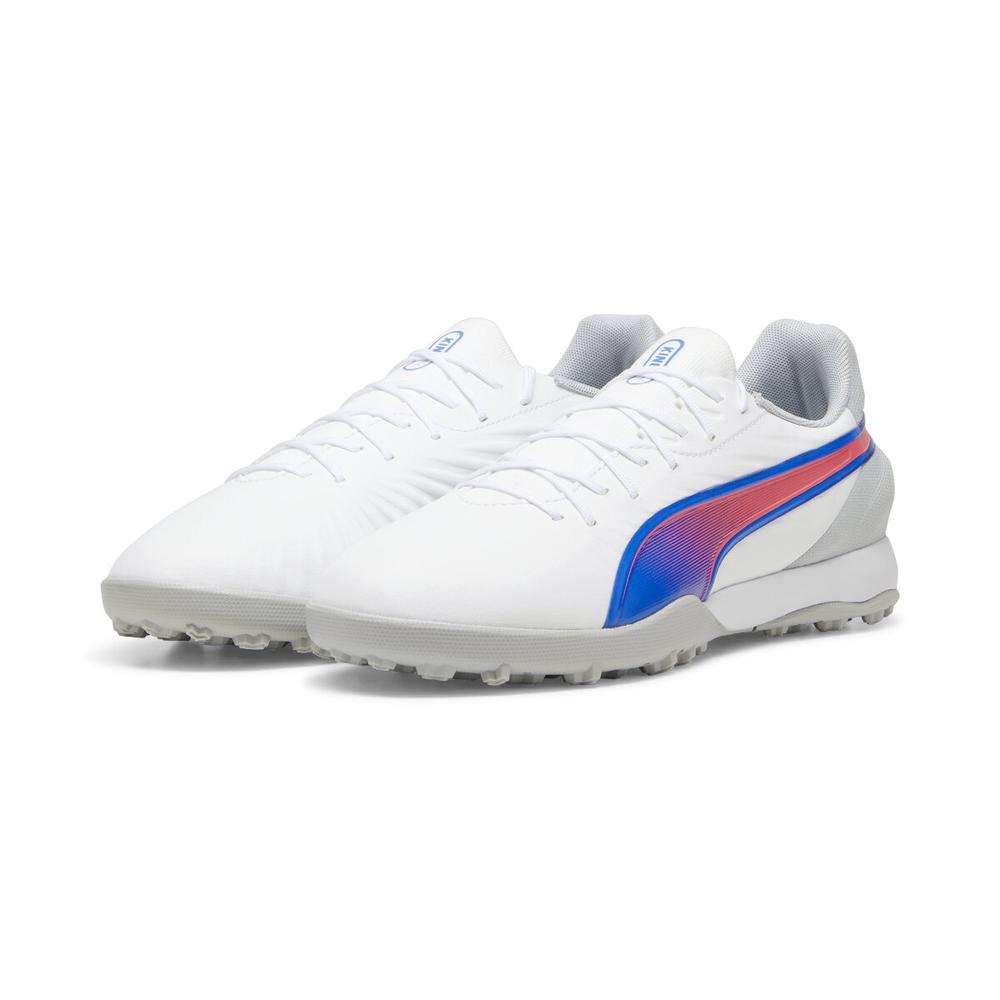 Foto 4 pulgar | Tenis para Fútbol Rápido Puma King Match Blanco Unisex