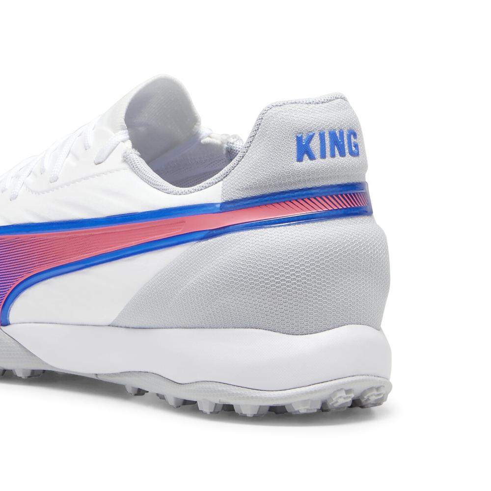 Foto 6 pulgar | Tenis para Fútbol Rápido Puma King Match Blanco Unisex