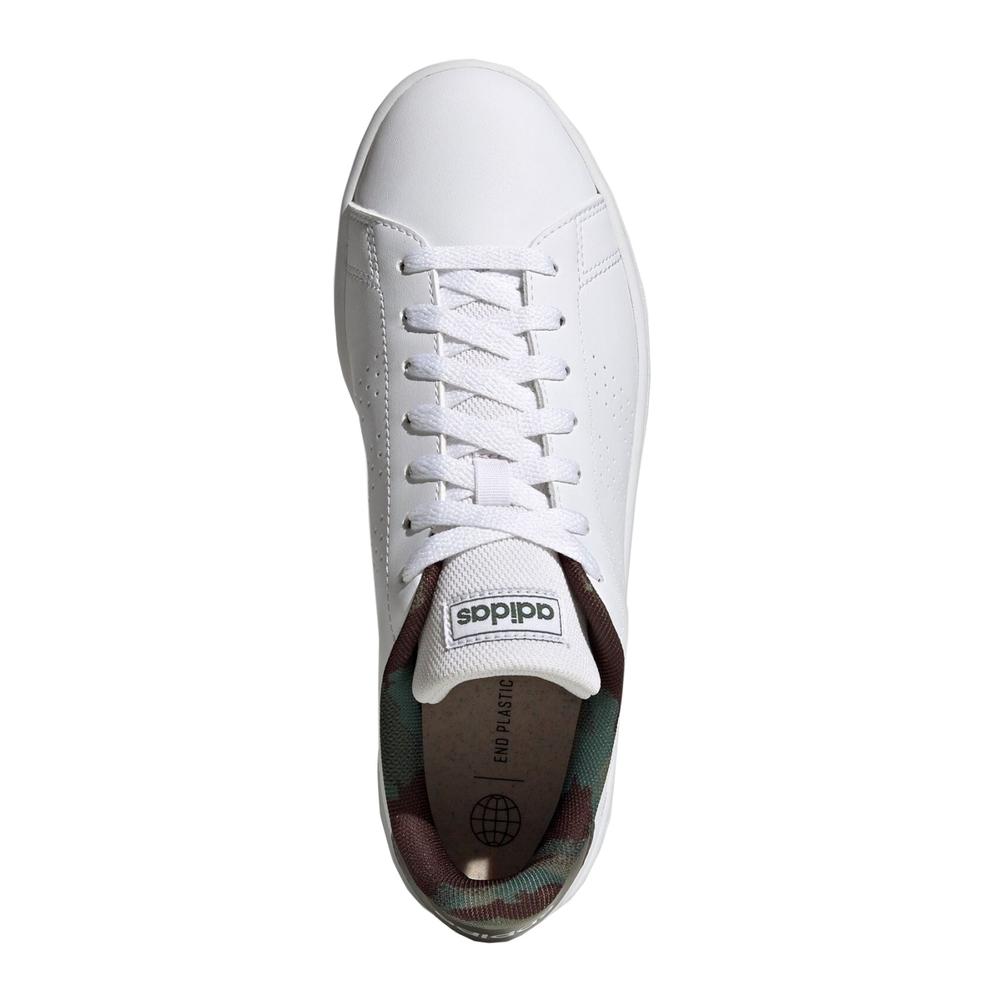 Foto 4 pulgar | Tenis Adidas Advantage Base Court Lifestyle Blancos para Hombre