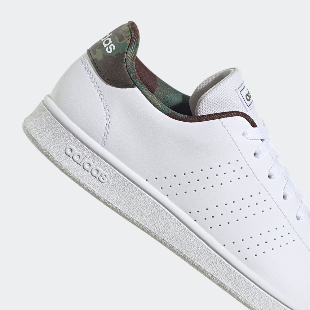 Foto 9 pulgar | Tenis Adidas Advantage Base Court Lifestyle Blancos para Hombre