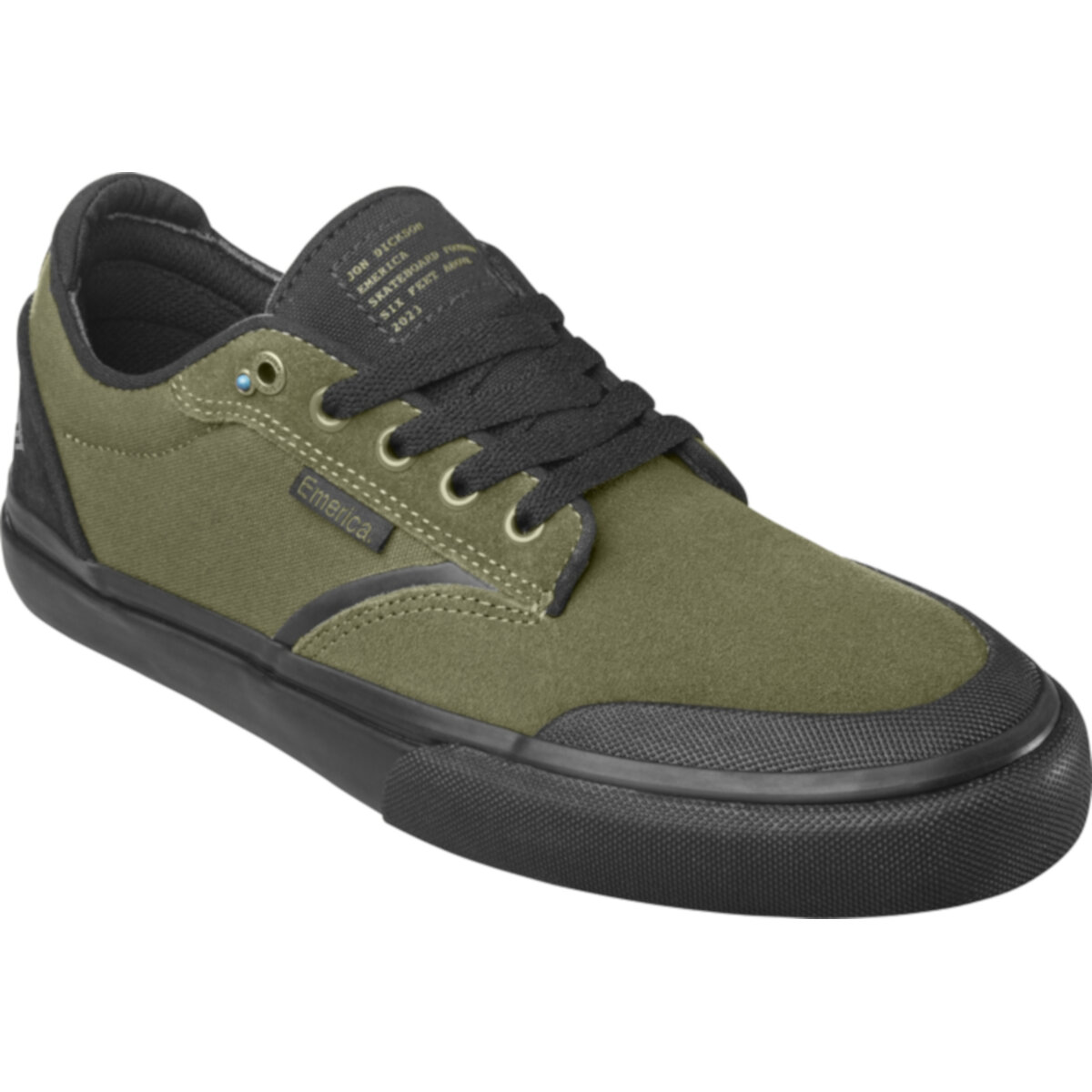 Foto 2 pulgar | Tenis Emerica Dickson X Six Feet Above 520 Od Black Para Skateboarding