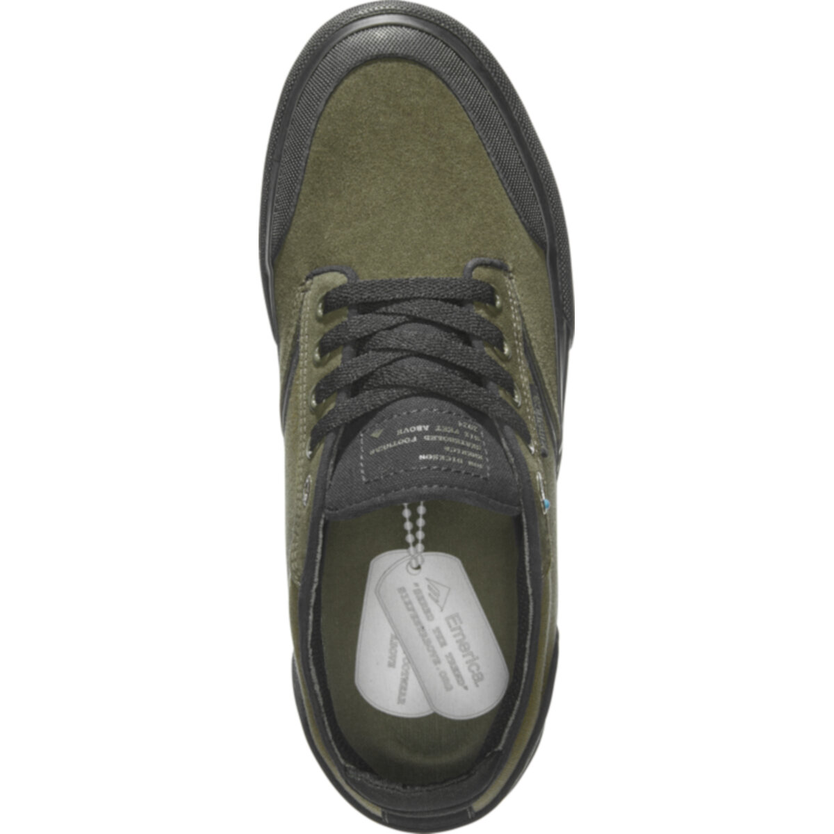 Foto 5 pulgar | Tenis Emerica Dickson X Six Feet Above 520 Od Black Para Skateboarding