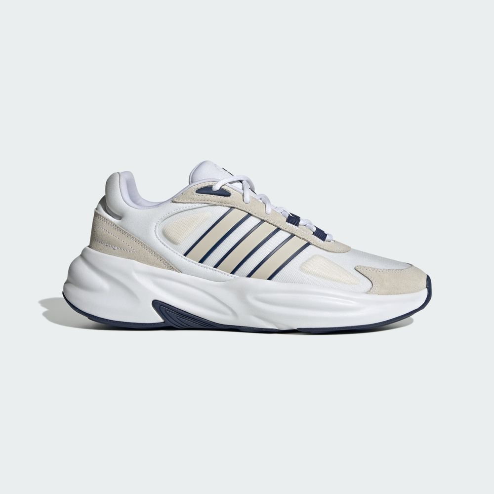 Foto 3 pulgar | Tenis Adidas Ozelle Cloudfoam Blancos para Hombre