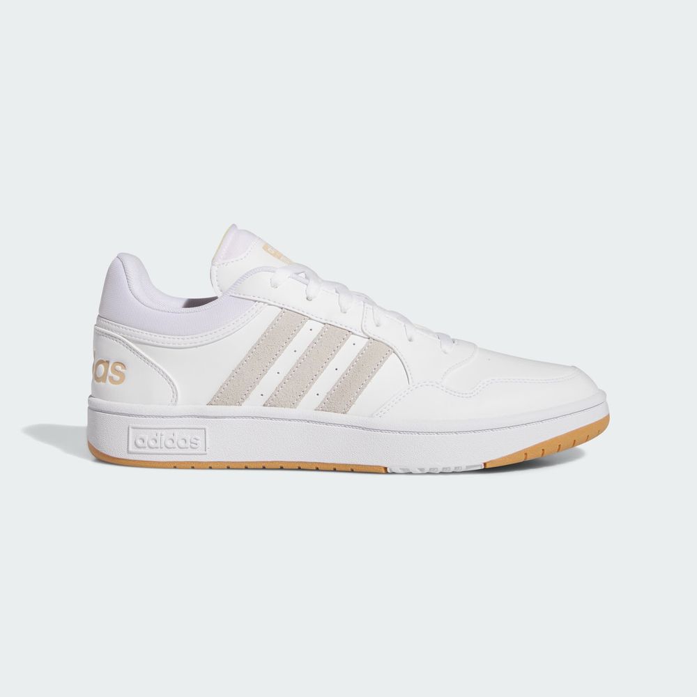 Foto 3 pulgar | Tenis Adidas Hoops 3.0 Low Classic Vintage Blanco para Hombre