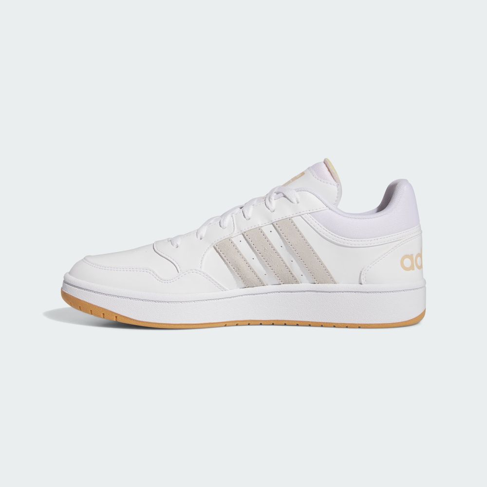 Foto 4 pulgar | Tenis Adidas Hoops 3.0 Low Classic Vintage Blanco para Hombre