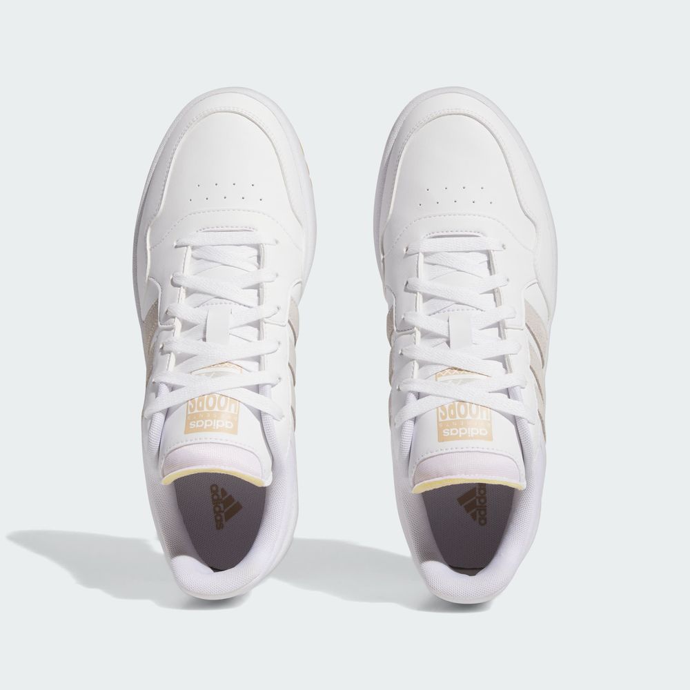 Foto 5 pulgar | Tenis Adidas Hoops 3.0 Low Classic Vintage Blanco para Hombre