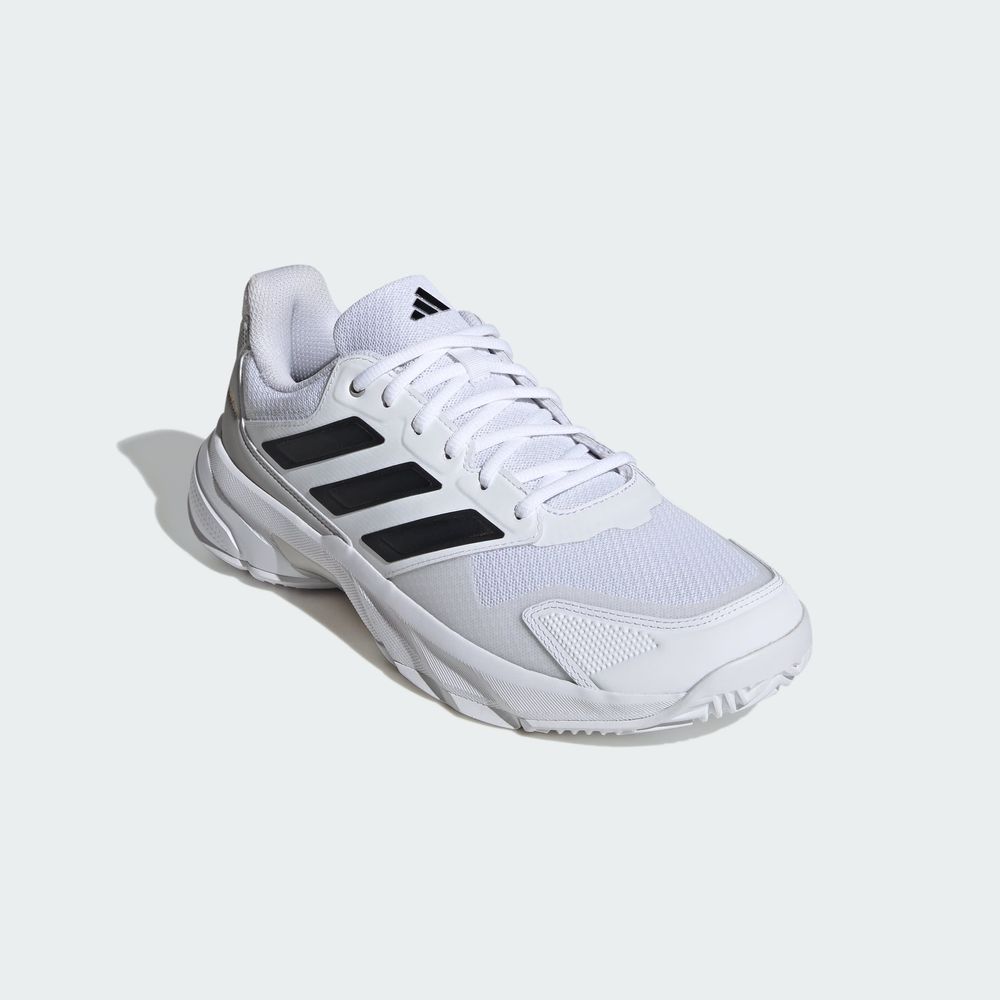 Foto 7 pulgar | Tenis Adidas Courtjam Control 3 Blancos Unisex