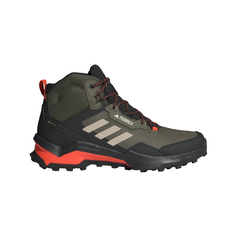 Tenis De Senderismo Terrex Ax4 Mid Gore-tex Adidas Verde Hombre