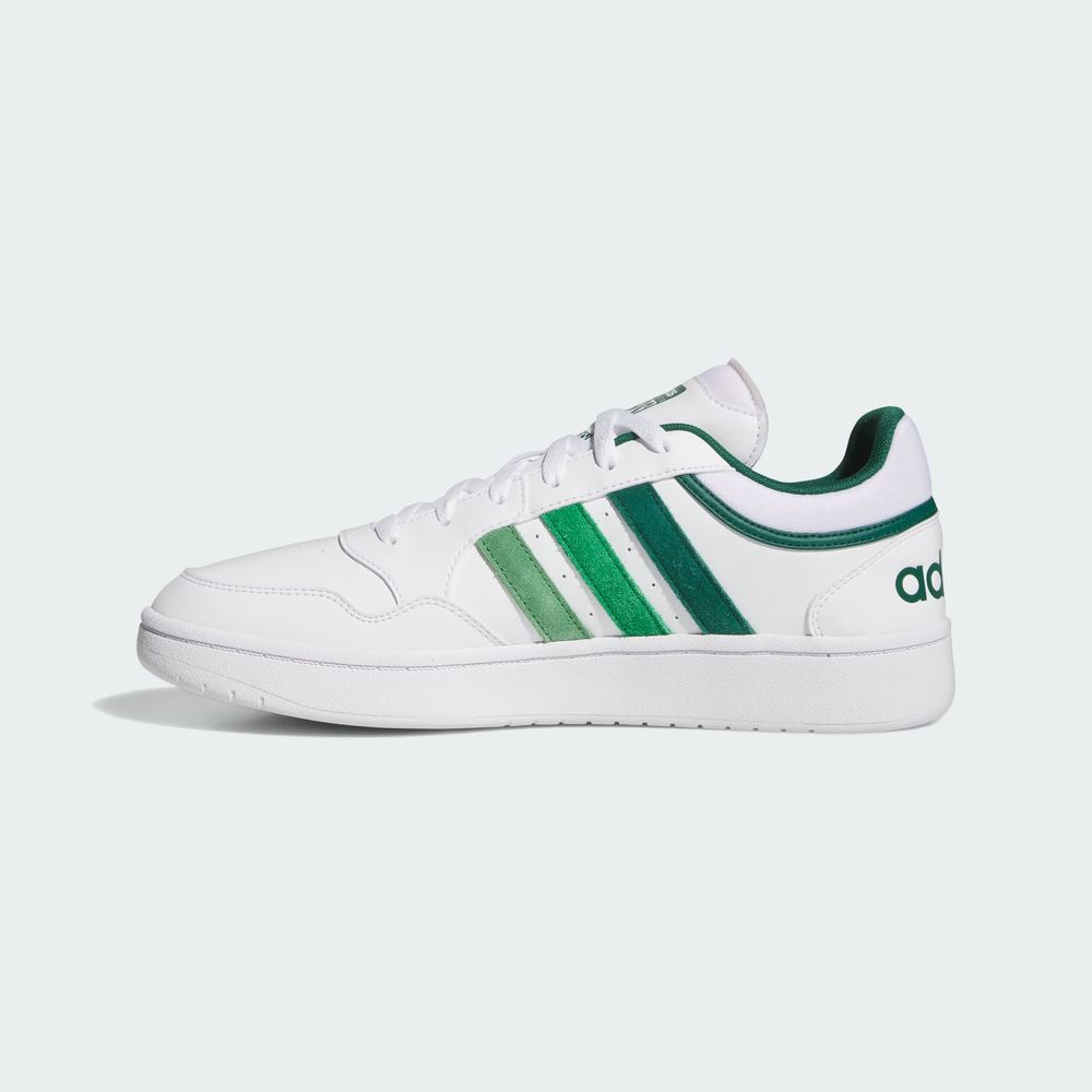 Foto 4 pulgar | Tenis Hoops 3.0 Low Classic Vintage Adidas Blanco Hombre