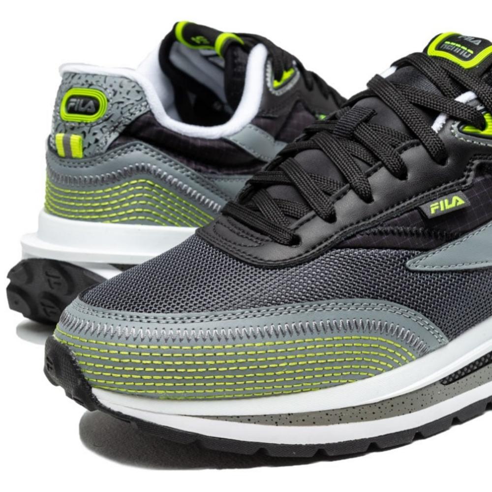 Foto 3 | Tenis FILA Renno Gris Oscuro para Hombre